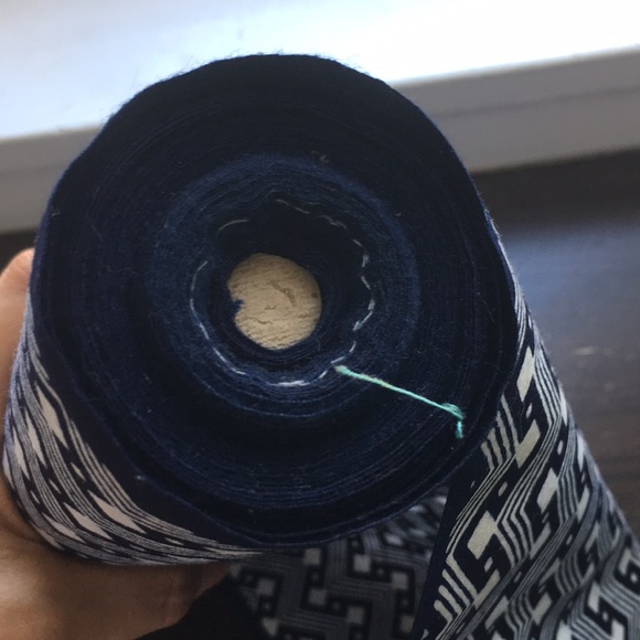 VTG Japanese mens yukata cotton fabric on roll TAnmono - Picture 3 of 4